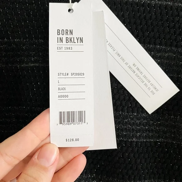 525 America | Sweater Dress | Black & Shimmer | Women’s Large - Picture 6 of 9